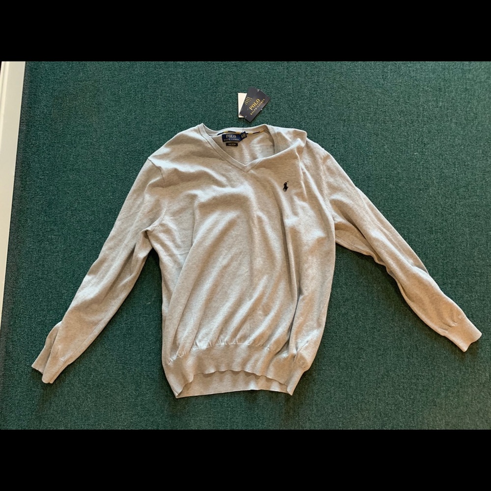 Polo by Ralph Lauren v neck pullover sweater